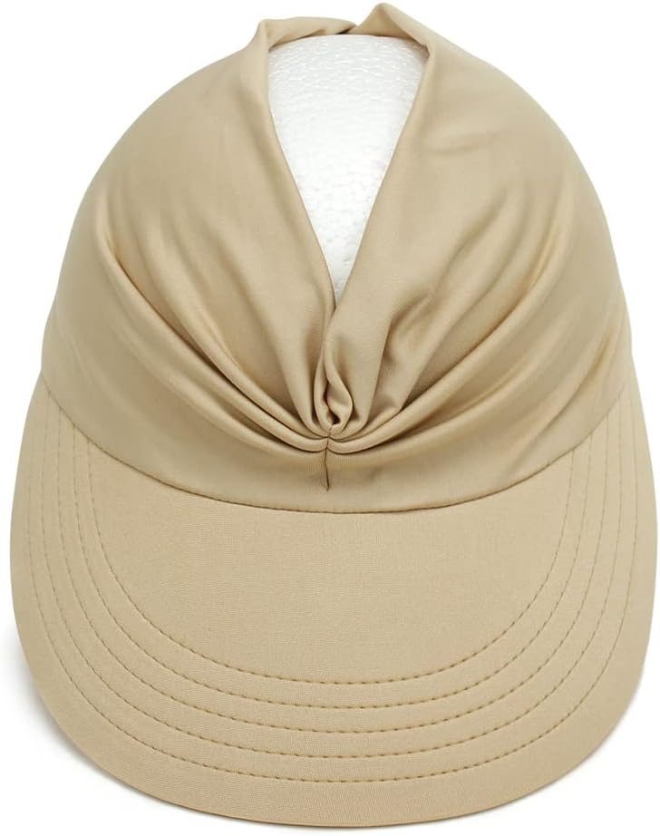 ZYAWP Sun Hat Women Sun Beach Visor Cap UV Protection with Wide Brim for Sports Beach Golf Hiking - Image 4